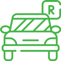 Rental Car Service Icon